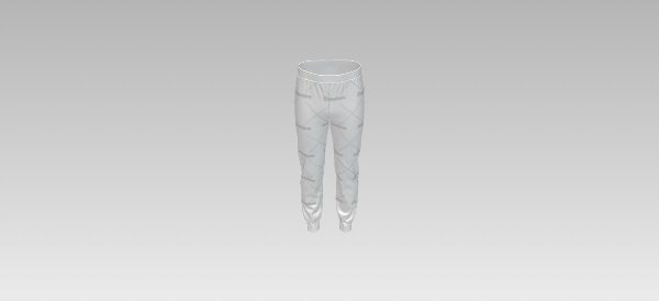 Women's sweatpants dieline