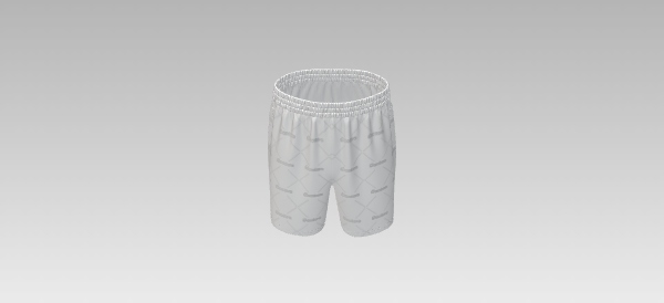 Sportswear shorts dieline