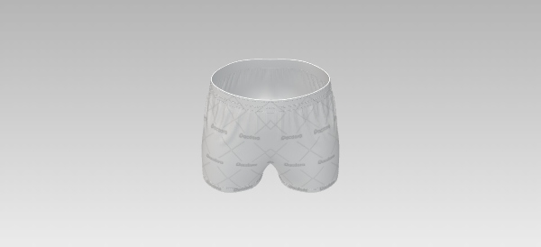 Jersey shorts dieline