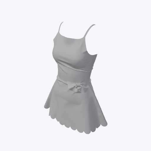 Spaghetti strap wrap mini dress