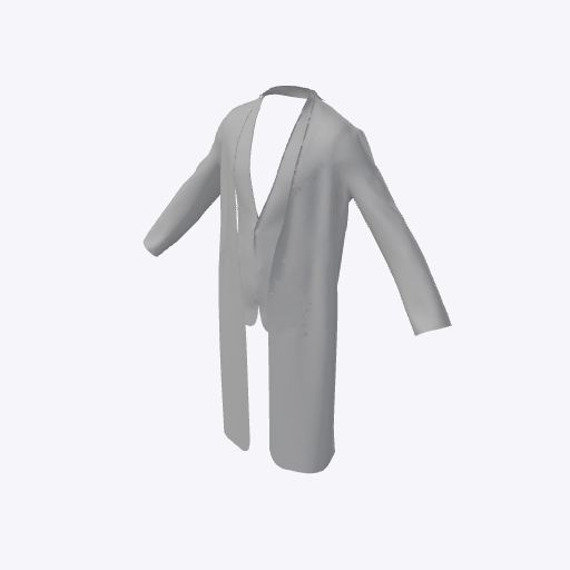 Belted long cardigan