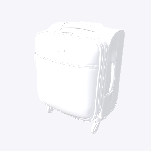 Front pocket carry on suitcase